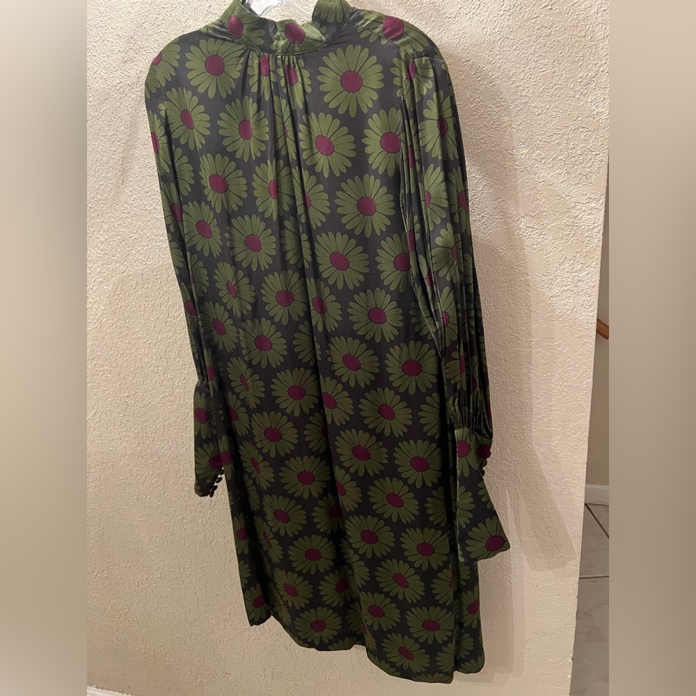 Giovanna Nicolai ~ Vintage Italian Floral Midi Dress – Size ~4/Small